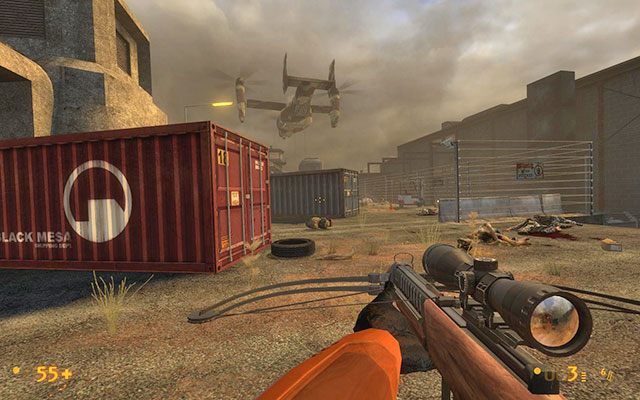 Dotrzesz w ten sposób na lądowisko - Surface Tension - Wsparcie artyleryjskie | Surface Tension | Black Mesa - Black Mesa - poradnik do gry