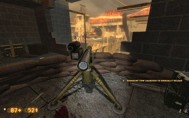 Wbiegnij do oczyszczonego tunelu i przez drzwi przedostań się na klatkę schodowa - Surface Tension - Wsparcie artyleryjskie | Surface Tension | Black Mesa - Black Mesa - poradnik do gry