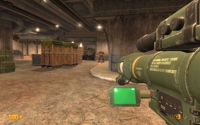 Opuść pomieszczenie i skieruj się w głąb korytarza - Forget About Freeman - W kanałach | Forget About Freeman | Black Mesa - Black Mesa - poradnik do gry