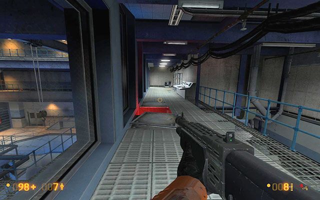 Korzystając z windy zjedź na dół i udaj się w głąb korytarza - Lambda Core - Ochłodzenia czas | Lambda Core | Black Mesa - Black Mesa - poradnik do gry