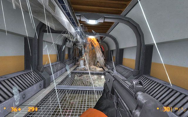 Przejdź teraz do drugiego, pomarańczowego, korytarza - Lambda Core - Ochłodzenia czas | Lambda Core | Black Mesa - Black Mesa - poradnik do gry