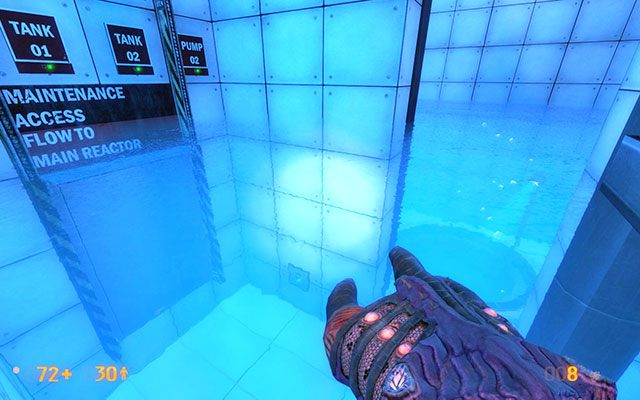 Po oczyszczeniu lokacji wejdź na platformę na środku - Lambda Core - Ochłodzenia czas | Lambda Core | Black Mesa - Black Mesa - poradnik do gry