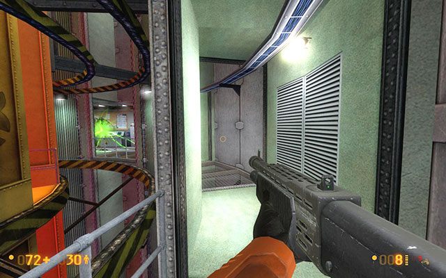 Wykorzystaj pierwszy przystanek aby zaczerpnąć powietrza, po czym płyń dalej - Lambda Core - Ochłodzenia czas | Lambda Core | Black Mesa - Black Mesa - poradnik do gry