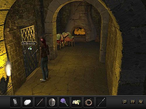 Następnie podważ drzwi celi pogrzebaczem, a wejście do niej stanie otworem - Unieszkodliw strażników; Dostań się do celi | Rozdział 3 - Florencja, Italia - Secret Files 3: The Archimedes Code - poradnik do gry