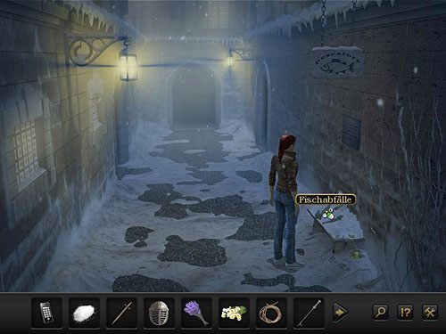 Wybudzony ze snu wściekły sprzedawca obrzuci Ninę resztkami śmierdzących ryb - Śledź An-Nasira | Rozdział 3 - Florencja, Italia | Secret Files 3 - Secret Files 3: The Archimedes Code - poradnik do gry