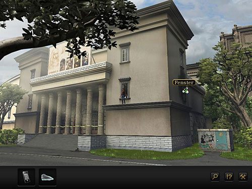 Teraz po gzymsie przemieść się w prawo i przez okopcone okno wejdź do spalonego pokoju - Dostań się do archiwum | Rozdział 4 - San Francisco, USA | Secret Files 3 - Secret Files 3: The Archimedes Code - poradnik do gry