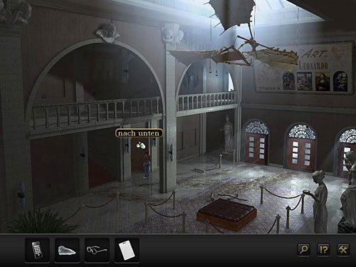 Zejdź do holu i maszeruj do podziemi - Dostań się do archiwum | Rozdział 4 - San Francisco, USA | Secret Files 3 - Secret Files 3: The Archimedes Code - poradnik do gry