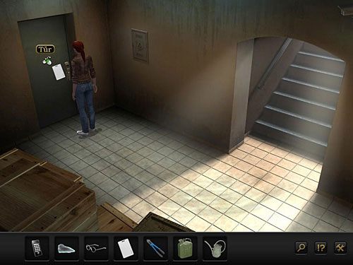 Maszeruj do muzeum, a tam do podziemi, gdzie odblokuj drzwi do archiwum za pomocą karty dostępu - Rozwiąż problem oświetlenia w archiwum | Rozdział 4 - San Francisco, USA - Secret Files 3: The Archimedes Code - poradnik do gry