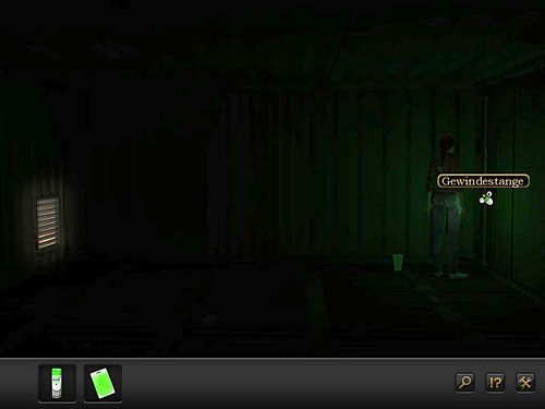 Przejdź prawo i wyjmij z zawiasów zamocowany w rogu gwintowany pręt - Wydostań się z kontenera | Rozdział 6 - Lotniskowiec, Hiszpania | Secret Files 3 - Secret Files 3: The Archimedes Code - poradnik do gry