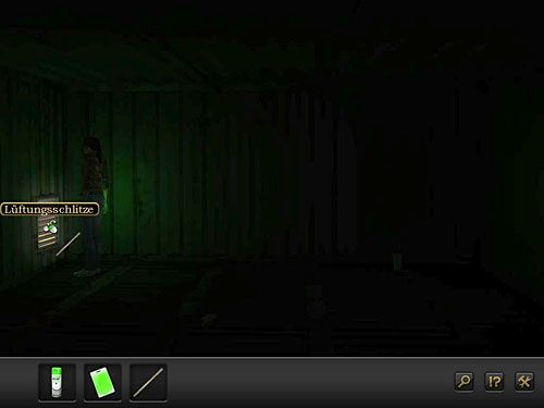 Za jego pomocą usuń żaluzje z okienka po lewej i przez tak powstały otwór wyjdź na zewnątrz - Wydostań się z kontenera | Rozdział 6 - Lotniskowiec, Hiszpania | Secret Files 3 - Secret Files 3: The Archimedes Code - poradnik do gry