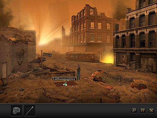 Podważ nim kratę szybu i pakuj się do środka - Dostań się do tunelu metra | Rozdział 7 - CERN, Szwajcaria | Secret Files 3 - Secret Files 3: The Archimedes Code - poradnik do gry