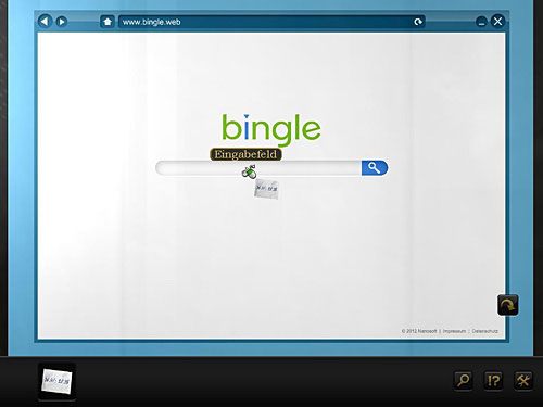 Następnie kliknij ową kartką na właściwym polu wyszukiwarki, a kiedy współrzędne zostaną wpisane, wybierz Szukaj - Ustal miejsce wskazane przez Strażnika | Rozdział 7 - CERN, Szwajcaria - Secret Files 3: The Archimedes Code - poradnik do gry