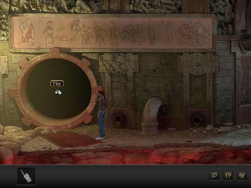 Wskazówki przesuwasz, klikając je tyle razy, aż znajdą się na właściwym miejscu - Dostań się do konsoli zawiadującej polem siłowym | Rozdział 8 - Santoryn, Grecja - Secret Files 3: The Archimedes Code - poradnik do gry