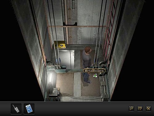 Tam spróbuj wspiąć się po czerwonej drabince po prawej - Wydostań się na powierzchnię | Rozdział 9 - CERN, Szwajcaria | Secret Files 3 - Secret Files 3: The Archimedes Code - poradnik do gry