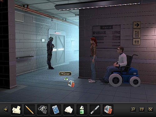 Jednak drugi twardo pozostanie na miejscu, mimo polewającej go wody - Wyeliminuj wartowników; Powstrzymaj najemników | Rozdział 9 - CERN, Szwajcaria - Secret Files 3: The Archimedes Code - poradnik do gry