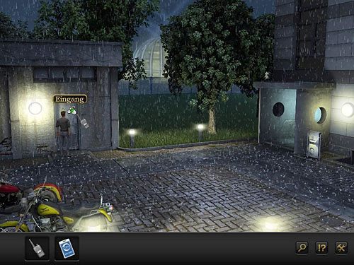 Następnie podejdź do budynku z transformatorem i spróbuj otworzyć drzwi - Otwórz budynek z transformatorem | Rozdział 9 - CERN, Szwajcaria - Secret Files 3: The Archimedes Code - poradnik do gry