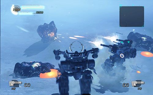 Z uwagi na zamieć widoczność jest strasznie ograniczona, ponadto nie masz dostępu do mapy - staraj się więc trzymać dość blisko swojego kompana - Poradnik do gry Lost Planet 2 - Prolog - Lost Planet 2 - poradnik do gry