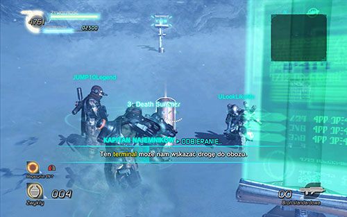 Aktywuje się przerywnik filmowy, po którym niestety będziesz musiał udać się dalej pieszo - Poradnik do gry Lost Planet 2 - Prolog - Lost Planet 2 - poradnik do gry