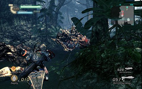 Udaj się lewą stroną - po drodze natkniesz się na trzy średnie Akridy - Rozdział 2 - Sektor 1 | Epizod 1 | Lost Planet 2 - Lost Planet 2 - poradnik do gry