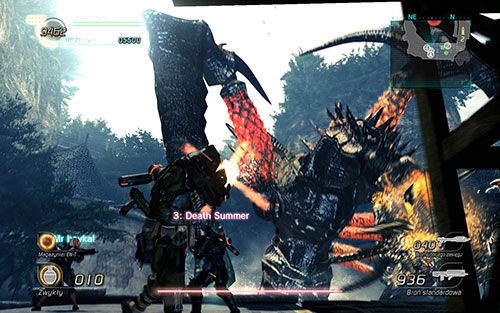 Proces eliminacji tego potwora składa się z dwóch etapów - pierwszym jest odrąbanie mu jednej z dwóch kończyn - Rozdział 2 - Sektor 2 - BOSS | Epizod 1 | Lost Planet 2 - Lost Planet 2 - poradnik do gry