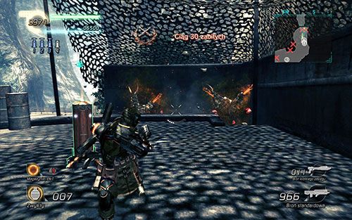 Zaraz obok działa znajdziesz trzeci terminal - Rozdział 2 - Sektor 2 - BOSS | Epizod 1 | Lost Planet 2 - Lost Planet 2 - poradnik do gry