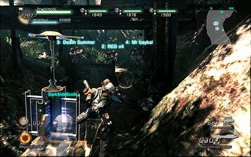 Tuż pod kładką znajdziesz terminal, który aktywuj - Rozdział 3 - Sektor 1 | Epizod 1 | Lost Planet 2 - Lost Planet 2 - poradnik do gry