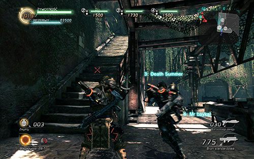 Po zniszczeniu głównego zagrożenia, czyli wieżyczki, możesz ruszyć z szarżą na przeciwników - Rozdział 3 - Sektor 1 | Epizod 1 | Lost Planet 2 - Lost Planet 2 - poradnik do gry