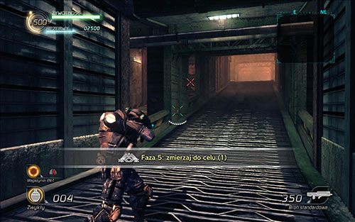 Po rozpoczęciu misji idź przed siebie - wejdziesz na taśmociąg produkcyjny - Rozdział 2 - Sektor 1 | Epizod 2 | Lost Planet 2 - Lost Planet 2 - poradnik do gry