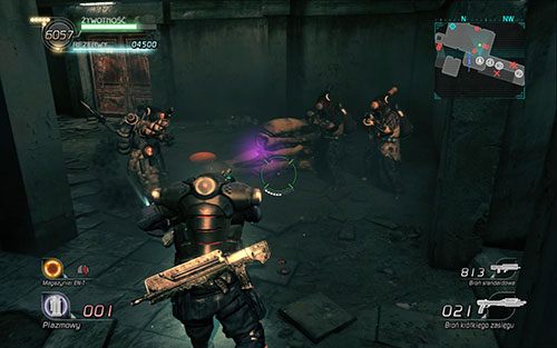 Droga wiodąca przez schody jest nieco trudniejsza, gdyż na dole znajdziesz się w znacznie gorszym położeniu w stosunku do przeciwników - Rozdział 2 - Sektor 2 | Epizod 2 | Lost Planet 2 - Lost Planet 2 - poradnik do gry