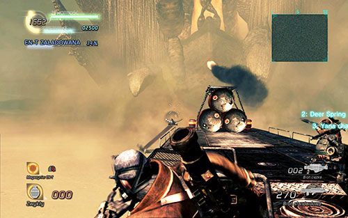 Kiedy tylko misja się rozpocznie, biegnij czym prędzej na koniec składów, po drodze zgarniając wyrzutnie rakiet - Rozdział 1 | Epizod 3 | Lost Planet 2 - Lost Planet 2 - poradnik do gry