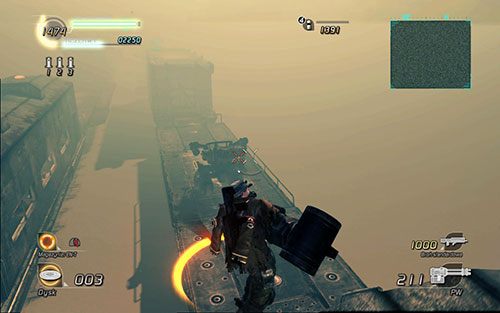 Tuż na początku warto przeskoczyć na drugi skład pociągu korzystając z chwytaka - Rozdział 3 - Sektor 2 | Epizod 3 | Lost Planet 2 - Lost Planet 2 - poradnik do gry