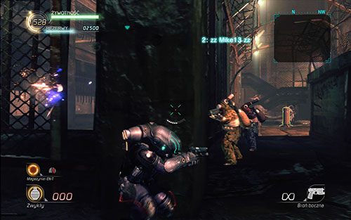 Kiedy obejdziesz miejsce dookoła, po drugiej stronie zauważysz kilku przeciwników oraz terminal - oczyść teren, a następnie aktywuj terminal - Rozdział 1 - Sektor 1 | Epizod 4 | Lost Planet 2 - Lost Planet 2 - poradnik do gry