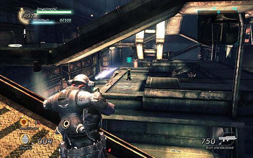 Znajdziesz się w dość sporym, wielopoziomowym, magazynie - Rozdział 2 - Sektor 1 | Epizod 4 | Lost Planet 2 - Lost Planet 2 - poradnik do gry