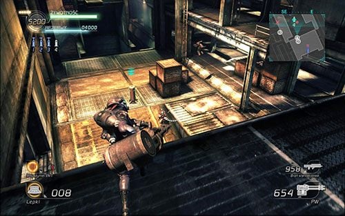 Kolejny terminal znajduje się w centrum hangaru, raczej nie napotkasz tam większego oporu ze strony przeciwnika - Rozdział 2 - Sektor 1 | Epizod 4 | Lost Planet 2 - Lost Planet 2 - poradnik do gry