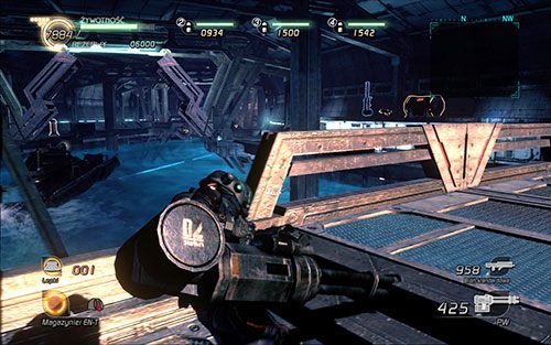 Przebiegnij od razu na drugą stroną po mostku, gdzie będziesz mógł zabrać Gatling PW - Rozdział 2 - Sektor 2 | Epizod 4 | Lost Planet 2 - Lost Planet 2 - poradnik do gry