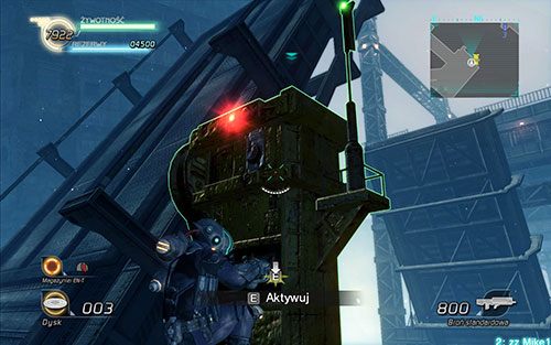 Gdy będziesz pewny, że oczyściłeś cały blok z wrogów, wyląduj i rozpocznij aktywację zwodzonego mostu - Rozdział 4 - Sektor 2 | Epizod 4 | Lost Planet 2 - Lost Planet 2 - poradnik do gry