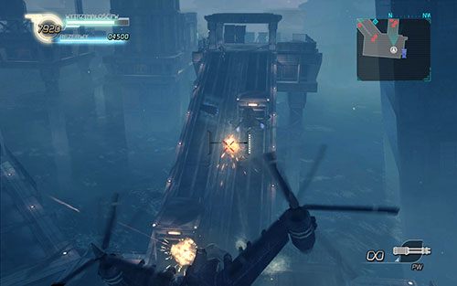 Czym prędzej powróć do śmigłowca i kontynuuj eksterminację przeciwników, którzy wylegną się niemalże zewsząd w kilka chwil - Rozdział 4 - Sektor 2 | Epizod 4 | Lost Planet 2 - Lost Planet 2 - poradnik do gry