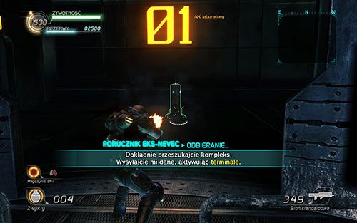 Twoim zadaniem jest przeszukanie całego kompleksu, po drodze aktywując wszystkie terminale - Rozdział 5 - Sektor 1 | Epizod 4 | Lost Planet 2 - Lost Planet 2 - poradnik do gry