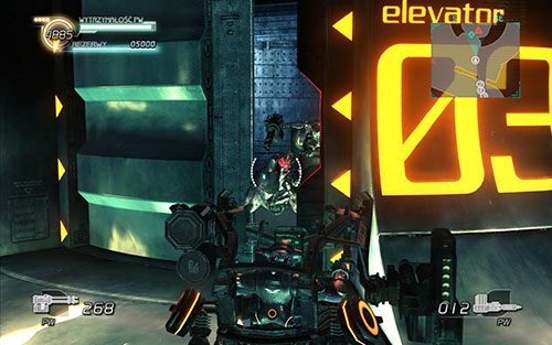 Powróć do centrum poziomu, a mianowicie do windy, z której to wyjdzie ostatni Twój przeciwnik w postaci wartownika - Rozdział 5 - Sektor 1 | Epizod 4 | Lost Planet 2 - Lost Planet 2 - poradnik do gry