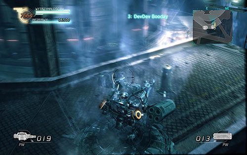 Na platformach natkniesz się również na wirniki, które bardzo błyskawicznie wyrzucają Cię w górę, co niekiedy pozwala zaoszczędzić sporo czasu w przemieszczaniu się - Rozdział 5 - Sektor 2 | Epizod 4 | Lost Planet 2 - Lost Planet 2 - poradnik do gry