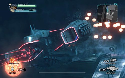 Od czasu do czasu będą również pojawiały się posiłki w postaci piechoty, wiec staraj się kontrolować również cała platformę - Rozdział 5 - BOSS | Epizod 4 | Lost Planet 2 - Lost Planet 2 - poradnik do gry