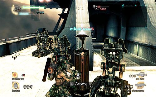 Kiedy oczyścisz sobie drogę, wyląduj po jednej ze stron - najlepiej wybrać lewą, gdyż od razu będziesz mógł aktywować terminal, dający Ci podgląd na mapę - Rozdział 1 - Sektor 1 | Epizod 5 | Lost Planet 2 - Lost Planet 2 - poradnik do gry