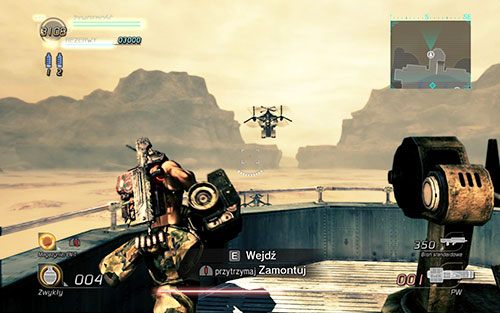 Nieco cięższy sprzęt - wyrzutnie rakiet, postaraj się zatrzymać na samoloty z wrogimi jednostkami - Rozdział 2 - Sektor 1 | Epizod 5 | Lost Planet 2 - Lost Planet 2 - poradnik do gry