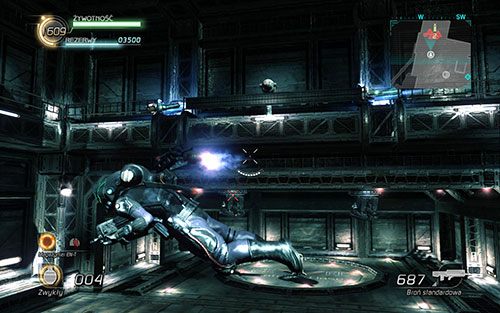 Powróć na górę i skieruj się do przodu - zostaniesz ostrzelany przez wrogich snajperów oraz dwa wieżyczki strzelnicze - Rozdział 1 - Sektor 2 | Epizod 6 | Lost Planet 2 - Lost Planet 2 - poradnik do gry