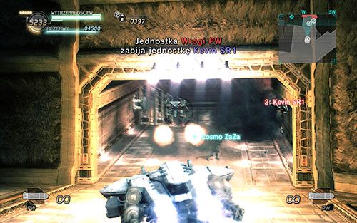 Warto wykorzystać schowanego w kontenerze mecha, gdyż potrafi się on transformować, posiadając nieskończoną ilość amunicji w trybie latającym - Rozdział 1 - Sektor 2 | Epizod 6 | Lost Planet 2 - Lost Planet 2 - poradnik do gry