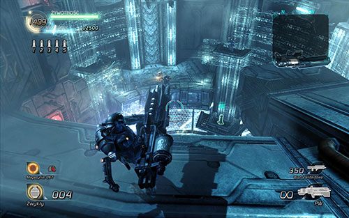 Dotrzesz w końcu do wspomnianej konstrukcji wielopoziomowej - rozpocznij eksterminację wroga - Rozdział 2 - Sektor 1 | Epizod 6 | Lost Planet 2 - Lost Planet 2 - poradnik do gry