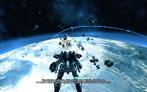 Pierwsza część rozdziału jest bardzo krótka i niesamowicie prosta - zaczynasz w kosmosie i znajdujesz się w drodze powrotnej na planetę - Rozdział 3 - Sektory 1, 2 | Epizod 6 | Lost Planet 2 - Lost Planet 2 - poradnik do gry