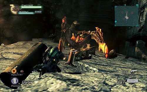 Idź przed siebie - natrafisz na dwa terminale, usytuowane dość blisko siebie - Rozdział 4 - Sektor 1 | Epizod 6 | Lost Planet 2 - Lost Planet 2 - poradnik do gry