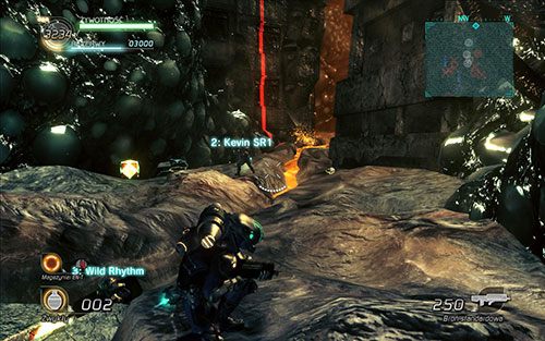 Po oczyszczeniu całej lokacji udaj się w stronę czerwonej linii - Rozdział 4 - Sektor 1 | Epizod 6 | Lost Planet 2 - Lost Planet 2 - poradnik do gry