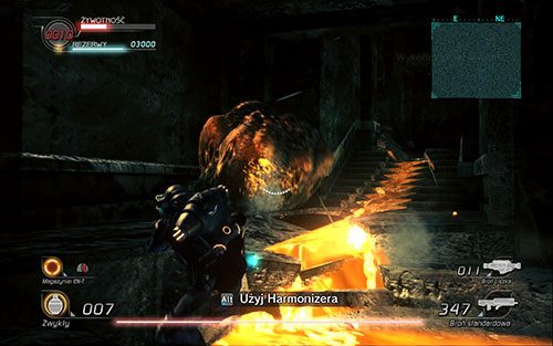 Musisz przebiec przez korytarz, w którym będą pojawiały się kolejne gniazda Akridów - Rozdział 4 - Sektory 3, 4 | Epizod 6 | Lost Planet 2 - Lost Planet 2 - poradnik do gry